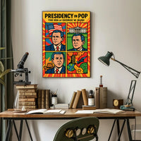 George W. Bush Pop Art Historical Presidential Poster