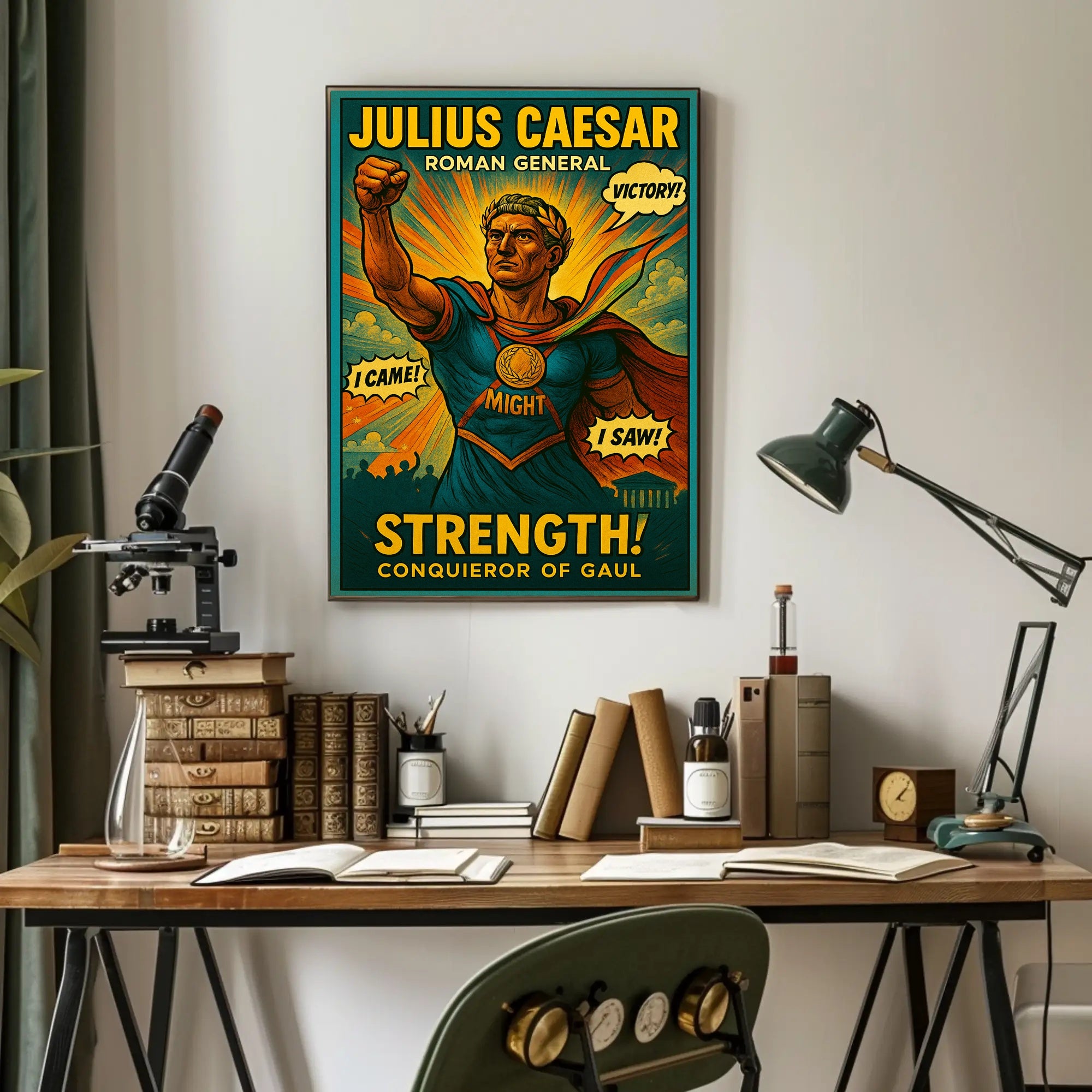 Julius Caesar – Roman General Poster PosterGoat