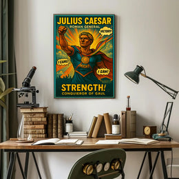 Julius Caesar – Roman General Poster PosterGoat