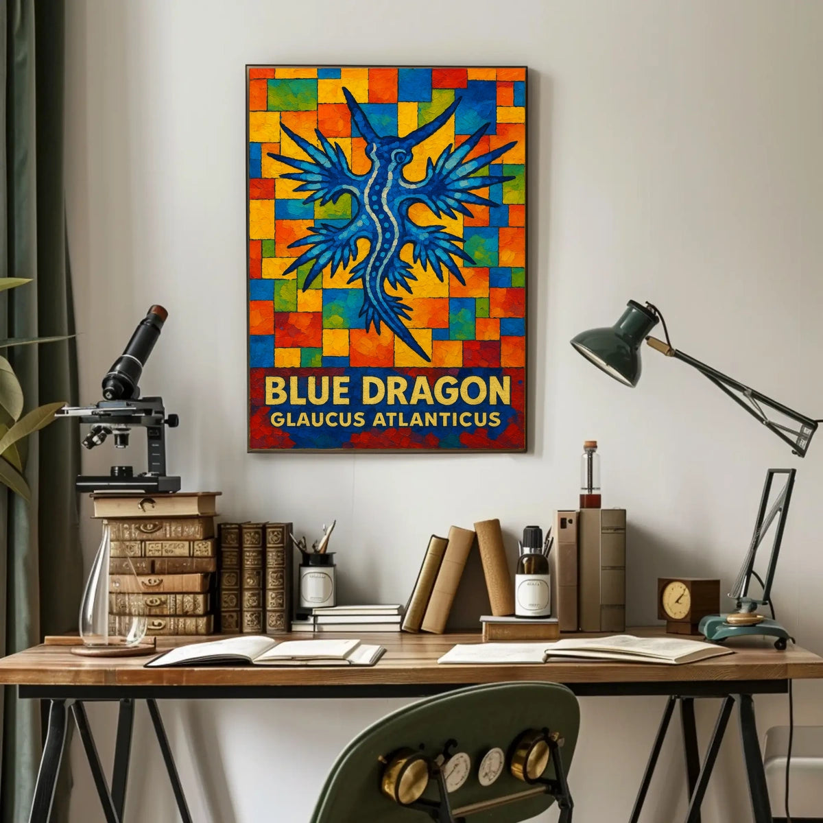 Blue Dragon Glaucus Atlanticus Poster