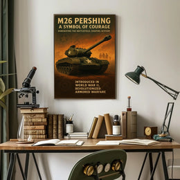 M26 Pershing A Symbol of Courage Poster