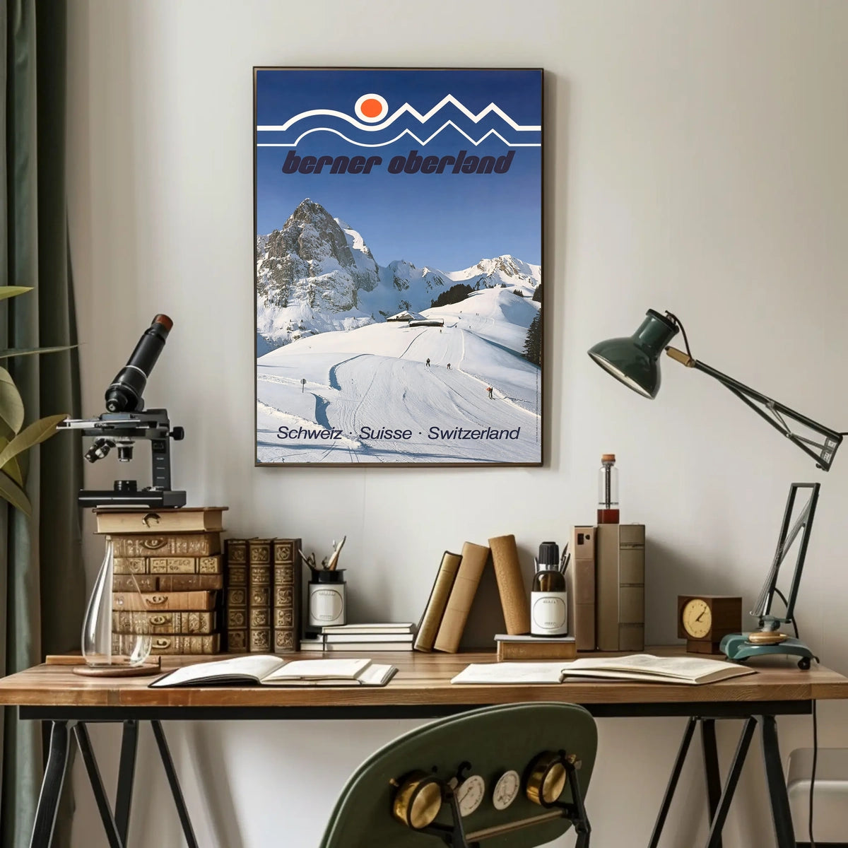 Berner Oberland Winter Wonderland Poster