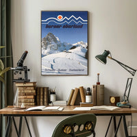 Berner Oberland Winter Wonderland Poster