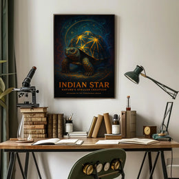 Indian Star Natures Stellar Creation Poster