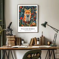 William Morris Nature Art Red Fox Cultural or Heritage Poster