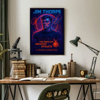 Jim Thorpe Legendary Athlete Poster