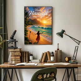 Visit Hawaii Poster PosterGoat