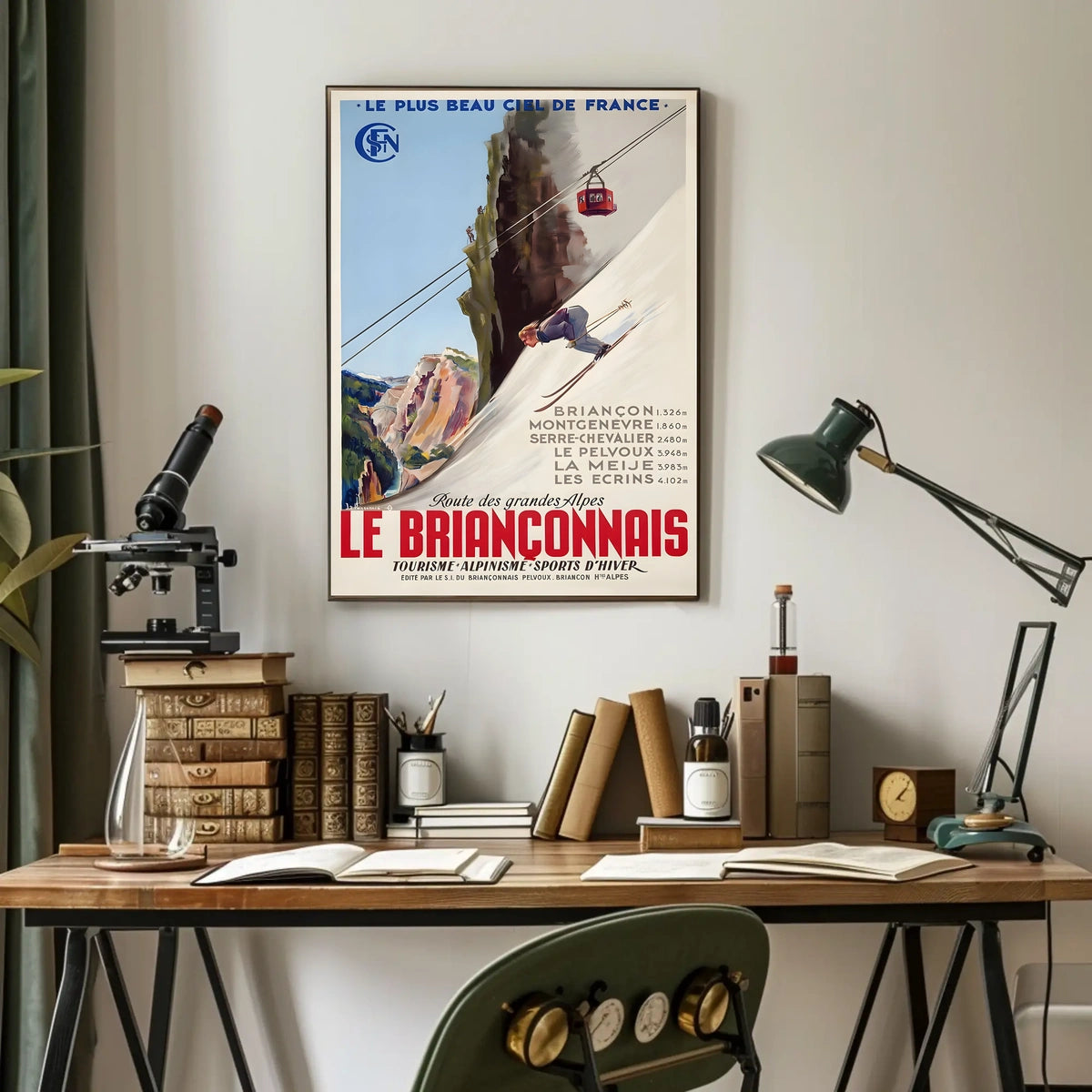 Le Briançonnais Winter Sports And Poster