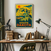 Mount Rushmore In South Dakota Poster