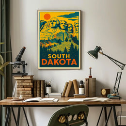 Mount Rushmore In South Dakota Poster