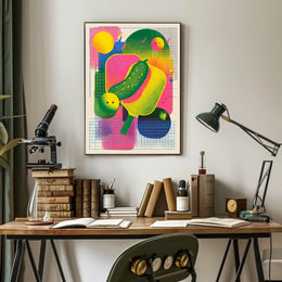 Vibrant Abstract Composition Poster