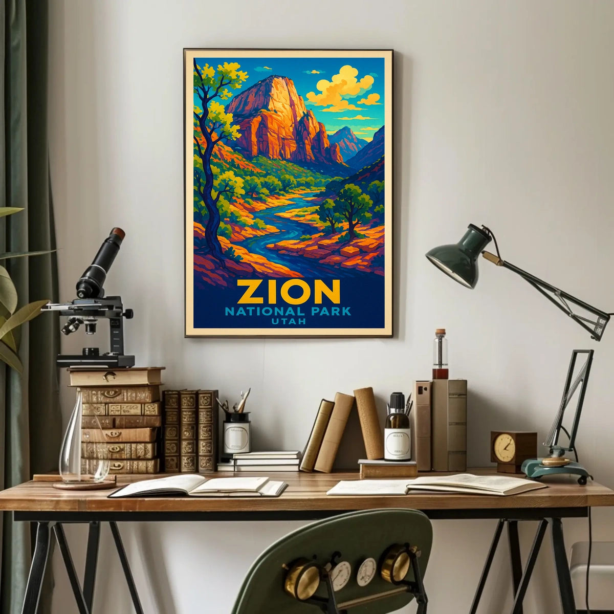 Zion National Park Utah Poster