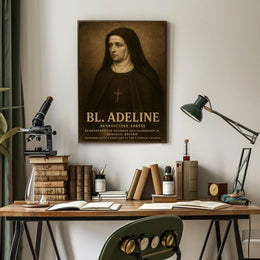 Bl. Adeline Benedictine Abbess Poster