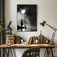 Serene Asian Landscape Art in Cultural or Heritage Poster PosterGoat