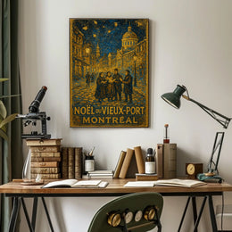 Noël Du Vieux-Port, Montréal Poster