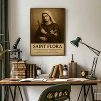 Saint Flora Virgin Martyr Poster