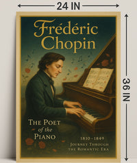 Frédéric Chopin The Poet of the Piano Poster PosterGoat