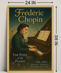 Frédéric Chopin The Poet of the Piano Poster PosterGoat