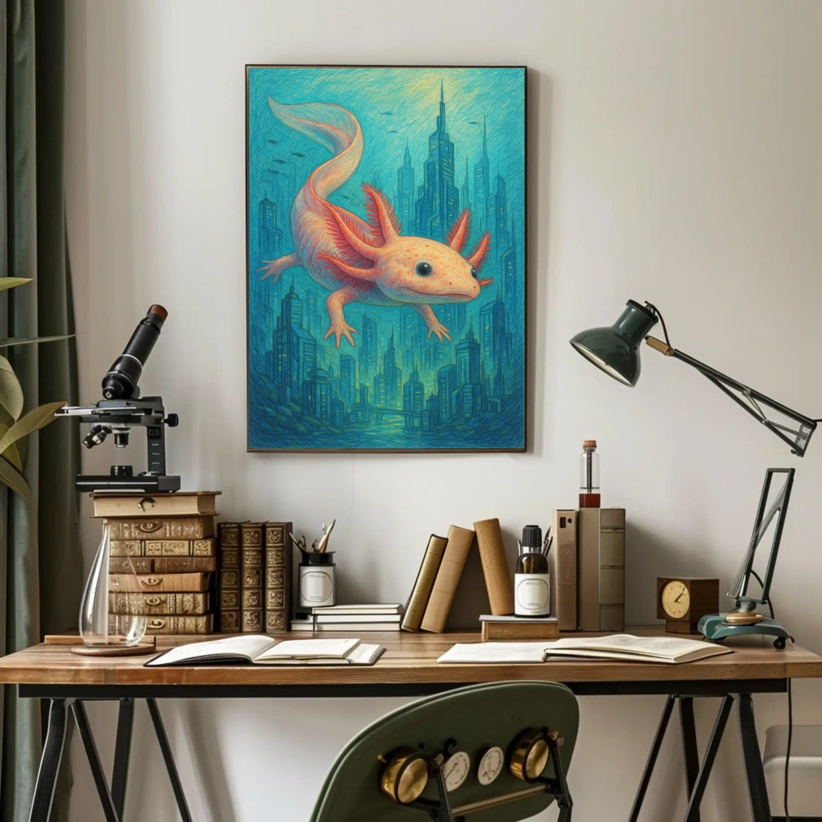 Aquatic Dreamscape Poster