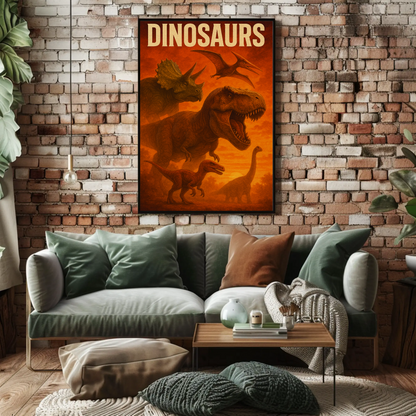 Dinosaurs Movie Poster 1 Vintage Poster