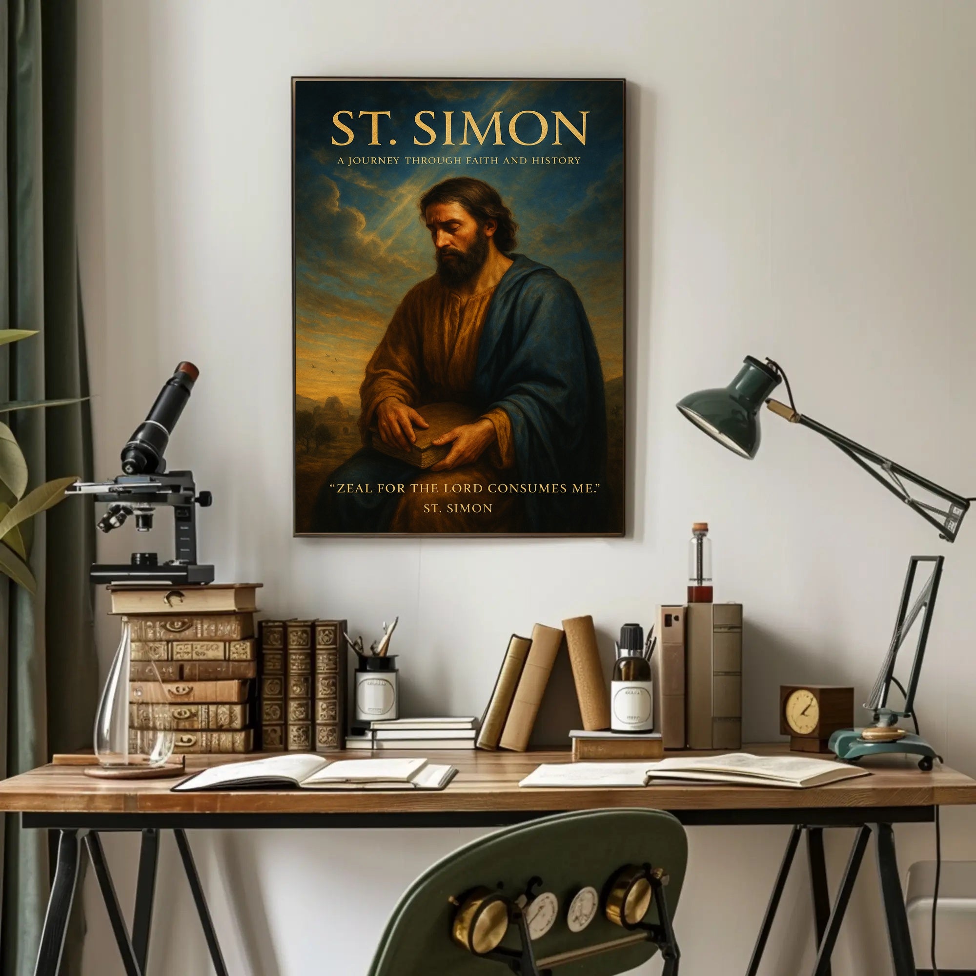 St. Simon A Journey Through Faith Poster