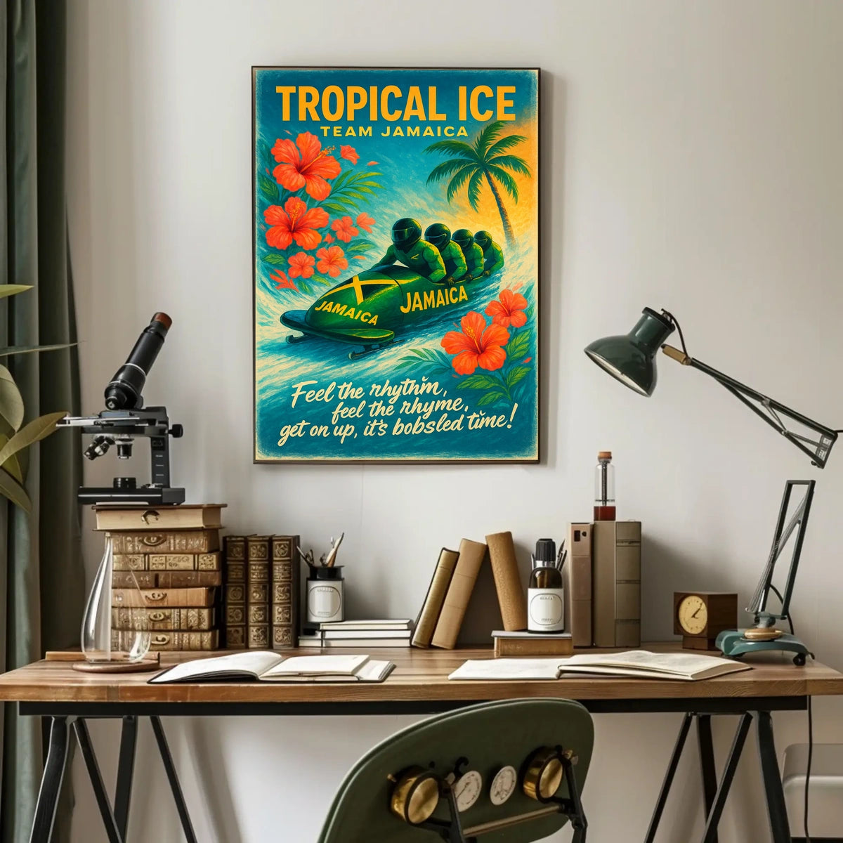 Tropical Ice Team Jamaica Poster