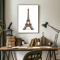 Eiffel Tower Illustration Poster