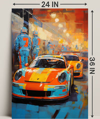 Racing Thrills Poster PosterGoat