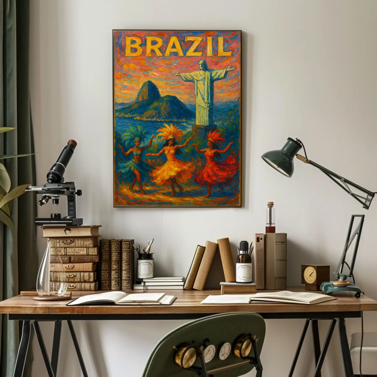 Brazil A Vibrant Celebration Poster 18x24 Wall Art