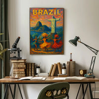 Brazil A Vibrant Celebration Poster 18x24 Wall Art