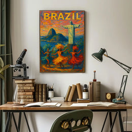 Brazil A Vibrant Celebration Poster 18x24 Wall Art