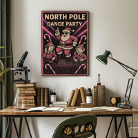 North Pole Dance Party Poster