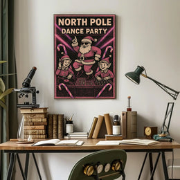 North Pole Dance Party Poster