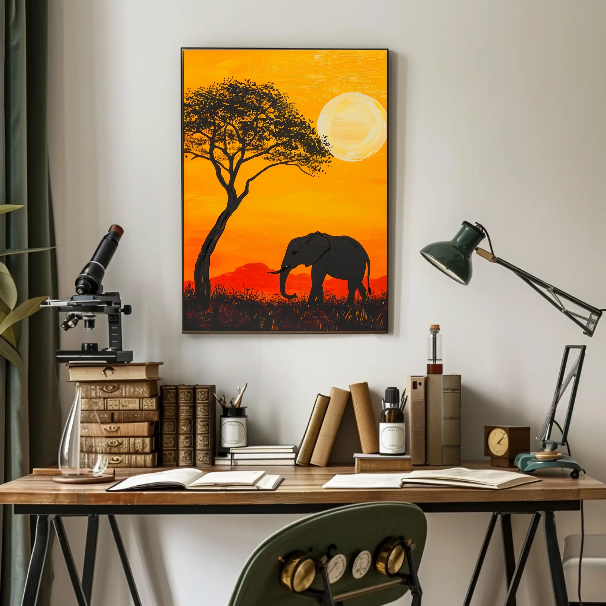 Sunset Serenade Scenic Poster Wall Art Print
