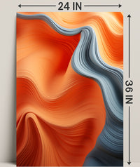 Flowing Colors Poster PosterGoat