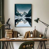 Breathtaking Winter Mountainscape: National Park Poster