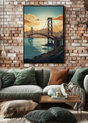 San Francisco Bay Bridge Poster