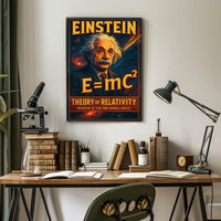 Albert Einstein Theory Of Relativity Poster