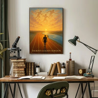 Thorpes Golden Horizon Jim Thorpe Poster