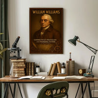 William Williams Vintage Historical Presidential Poster