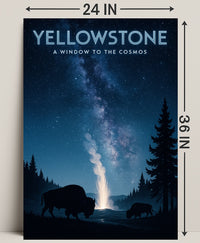 Yellowstone A Window to the Cosmos Poster PosterGoat