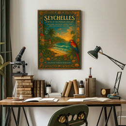 Seychelles Jewel of the Indian Ocean Poster