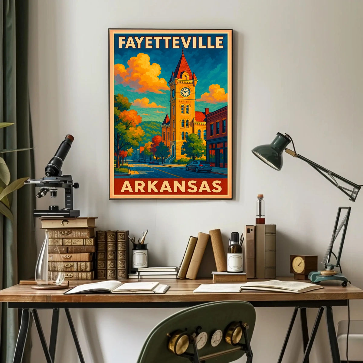 Fayetteville, Arkansas Scenic Poster