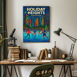 Holiday Heights In Houston Poster