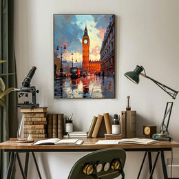 Big Ben At Dusk Poster PosterGoat