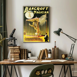 Bancroft The Magician Vintage Poster - Cultural or Heritage Poster