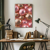 Glamorous Disco Balls Abstract Artistic Poster PosterGoat