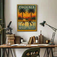 Phoenix Desert Frost Poster