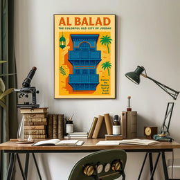 Al Balad The Colorful Old City Of Poster