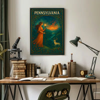 Pennsylvania Enchanted Landscape Poster